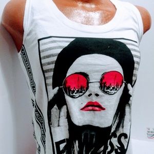 NYC FLAWLESS WOMEN'S SUMMER T TANK TOP L